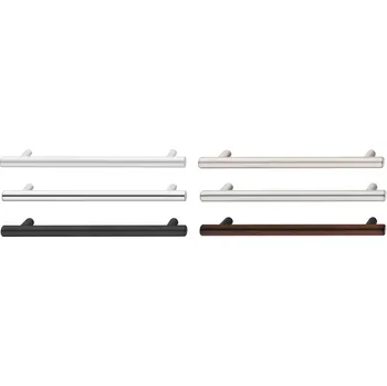 Nábytkové kování Úchytka hrazda matná černá, délka 328 mm