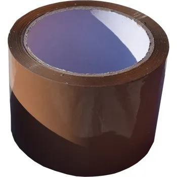 Lepicí páska Lepící páska 75 mm šíře x 66 m návin, hnědá 407566H