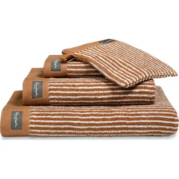 Ručník Vandyck Ručník Home Petit Ligne Cognac - 70x140 cm