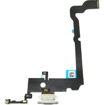 Apple iPhone XS Max - Nabíjecí Konektor + Flex Kabel - barva bílá