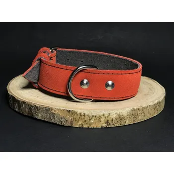 Obojek pro psa Palkar obojek z velurové kůže pro psy 45 cm x 30 mm červená (Palkar obojek z velurové kůže pro psy 45 cm x 30 mm červená)