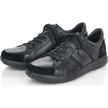 Pánská obuv Pánská polobotka B2712-00 RIEKER černá Barva: black, Velikost: 44