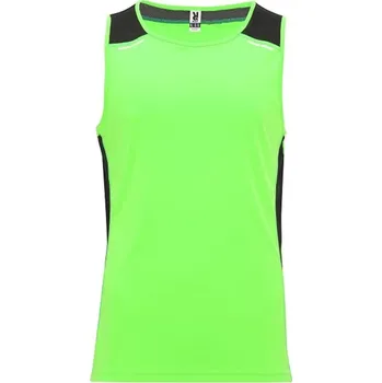 Pánská móda ROLY Tílko Misano, sportovní, pánské E6682-22202-M M Zelená/černá