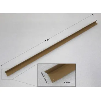 Stavební profil Ochranné papírové rohy - 35 x 35 x 2/1000 mm