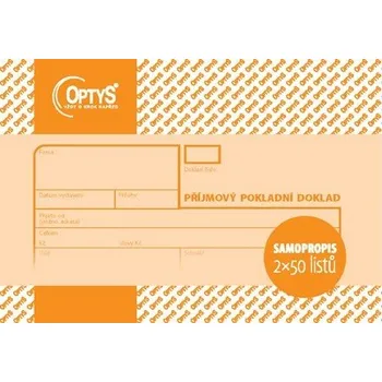 Tiskopis příjmový pokldaní doklad A6 OP1091 NCR