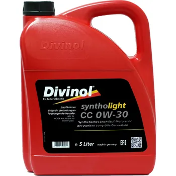 Divinol 0492 Syntholight CC 0W-30, 5 L