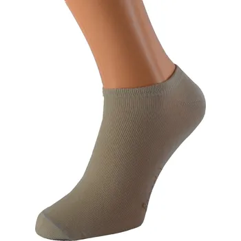 Dámské ponožky Kotníkové ponožky se stříbrem KRAOBI KUKS Béžové, EUR 35-38 (UK 3-5)