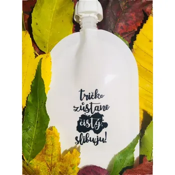 dětská jídelní sada Domky Klasická plnitelná kapsička 140 ml Skvrna