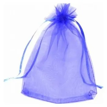 Sáček na potraviny Sáček organza 12x15cm modrý