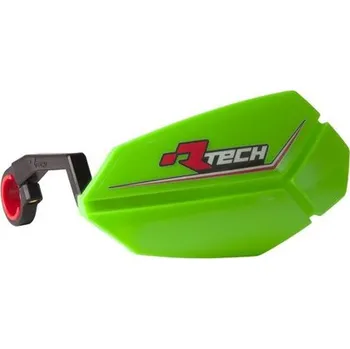 Motodíl kryty páček R20, RTECH (neon zelené, vč. montážní sady)