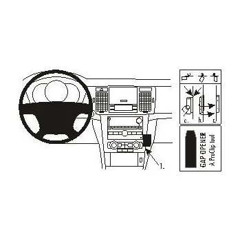 Brodit ProClip montážní konzole na palubní desku pro Chevrolet Epica 07-10, 853900