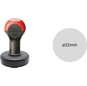 Razítko Kulaté klasické razítko Shiny DUO MR32, vlastní text Ø 32 mm