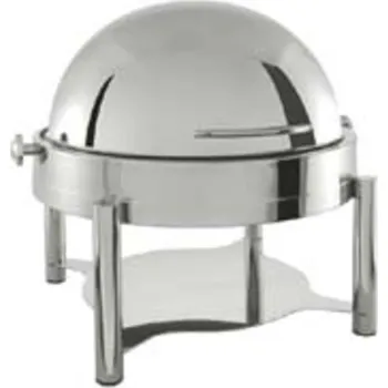 Kuchyňské náčiní Sambonet Paderno Industrie CHAFING KULATÝ ZAOBLENÝ - NA PASTU