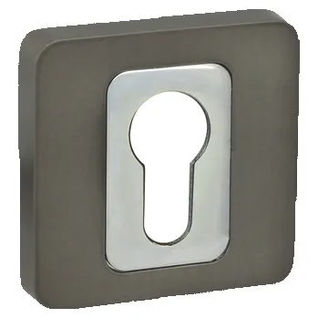 Dveřní kování DOMINO Rozeta QUANTA-QR M6/Antracit PZ