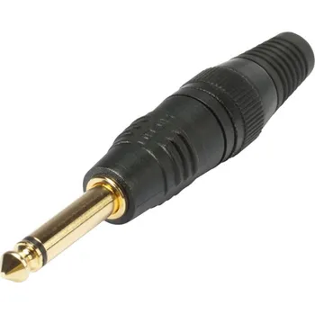 Audio kabel HICON J63M03-G Jack 6,3mm mono kabelový zlacený - samec + Prodloužená záruka 5 let zdarma