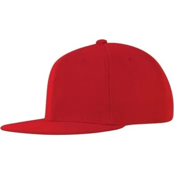 Kšiltovka coFEE Čepice Snap solid, šestipanelová s plochým kšiltem B2021-05 Červená UNI