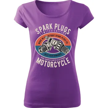 Dámské tričko Dámské tričko Spark Plugs fialové