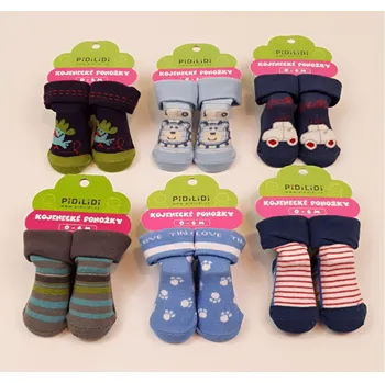 Kojenecké oblečení Pidilidi Kojenecké ponožky 0 - 6 m Chlapecké