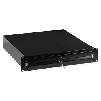 Racková skříň Výsuvná police (2U, uzamykatelná klíčem, pro 600/800mm RACK skříně)