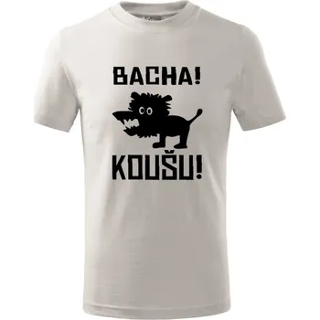 Chlapecké oblečení Dětské tričko Bacha, koušu! Barva: Bílá, Velikost: 5/6 let