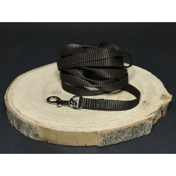 Vodítko pro psa Palkar vodítko z popruhu pro psy 150 cm x 10 mm hnědá (Palkar vodítko z popruhu pro psy 150 cm x 10 mm hnědá)