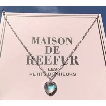 metr Náhrdelník s perleťovým srdcem