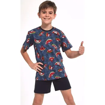 Chlapecké pyžamo Chlapecké pyžamo Cornette krátký rukáv 334 Velikost_deti: 98/104, Vzor: 334086