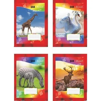 NO NAME Školní sešit 544, A5, linkovaný, 40 listů ,balení 10 ks 21846