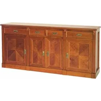 Komoda Příborník trojdílný 02x360, ořech antik