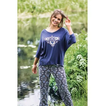 Dámské pyžamo Pyžamo Key LHS 578 Velikost: S, Vzor: 578