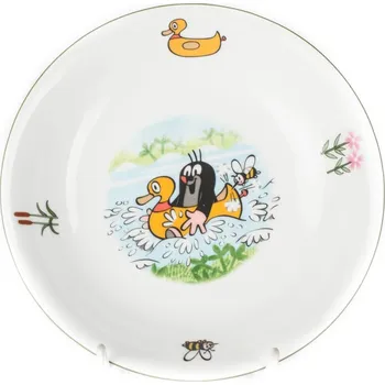 Talíř Talíř dětský hluboký, Thun, Krteček a kačenka, 20 cm