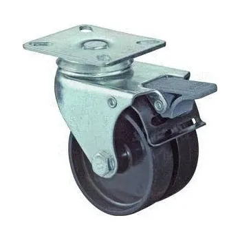 Pojezdové kolečko Přístrojové polypropylenové dvojité pojezdové kolečko B120.A90.076