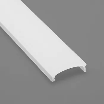 LED lišta Kryt LED profilu KLP1 pro led pásky barva ledová délka 3m (difuzor ledový 3m)