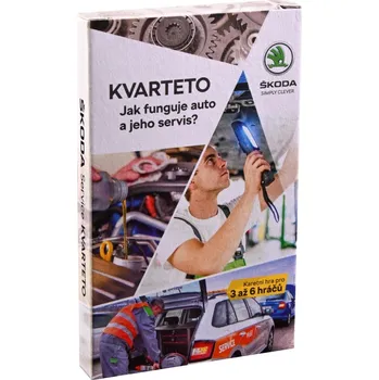Kvarteto Karetní hra kvarteto - ŠKODA Service original