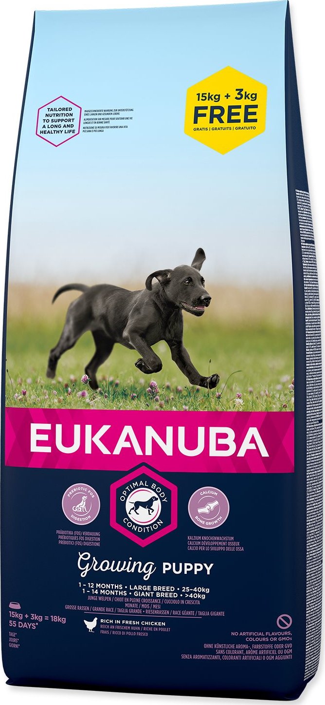 eukanuba large breed puppy 18kg