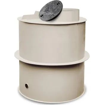 vodoměrná šachta TOP nádrže Samonosná plastová šachta na vrt kruhová - typ VR 2 - TOP nádrže 1400 mm x 1300 mm