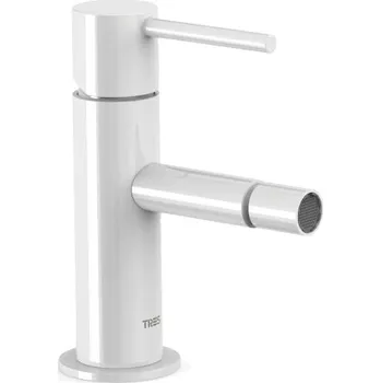 Tres STUDY COLORS Jednopáková bidetová baterie 15,6 cm, 06212001 Provedení: Bílá