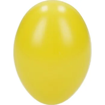 Velikonoční dekorace Vajíčko žluté plastové 6 cm
