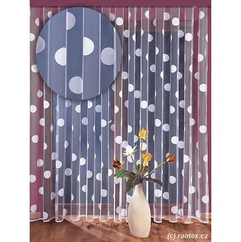 Raotex záclony Bubliny bílá 300x120 cm