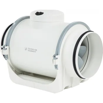 Domácí ventilátor Soler & Palau TD-EVO 315 Ecowatt diagonální potrubní ventilátor s EC motorem