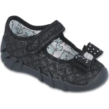 Dívčí baleríny Balerínky botičky bačkůrky Befado Speedy 109P184 černé slavnostní velikost: 22