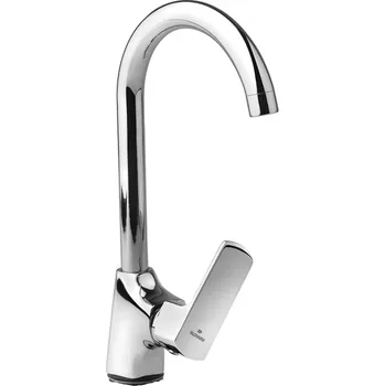 Vodovodní baterie NESEA, dřezová stojánková baterie, chrom