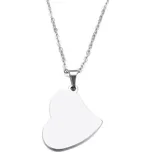 Ocelový náhrdelník srdce