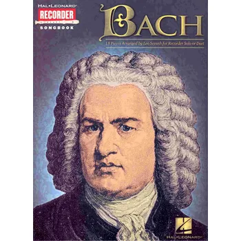 RECORDER Songbook - BACH - zpěvník pro zobcovou flétnu (sóla a dueta)