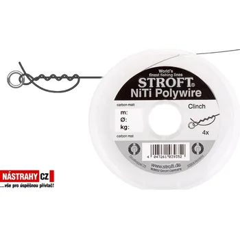 Umělá nástraha Vázací lanko NiTi Polywire STROFT 2 m - 4,9 kg, 2 m