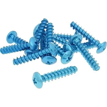 Spojovací materiál motoru Vparts Sada šroubů 12ks na plasty modrá - 6x30 VC21265
