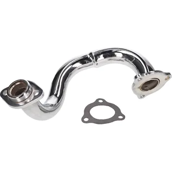 Výfuk pro motocykl 101 Octane Koleno výfuku chrom, odškrcené Derbi Senda, Aprilia RX, SX, Gilera RCR, SMT 37320