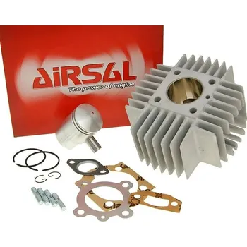 Válec motoru Válec Airsal T6-Racing 48,8ccm 38mm Puch Automatic X20, X30 krátké žebra AS24799