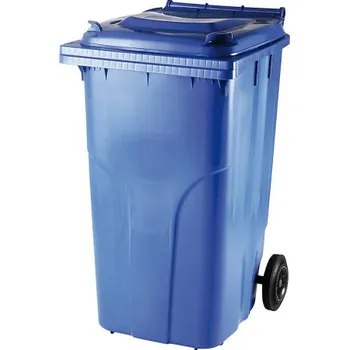 Železářství Plastová popelnice nádoba 240 l modrá