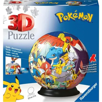 3D puzzle Ravensburger Puzzleball Pokémon 72 dílků